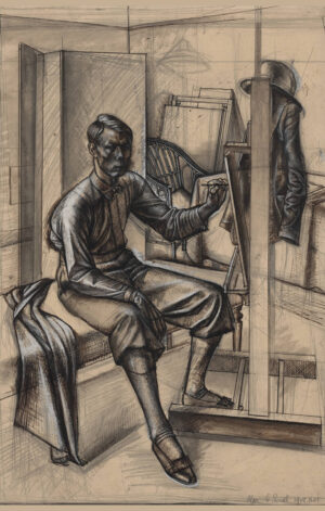 Alan Sorrell - Self Portrait