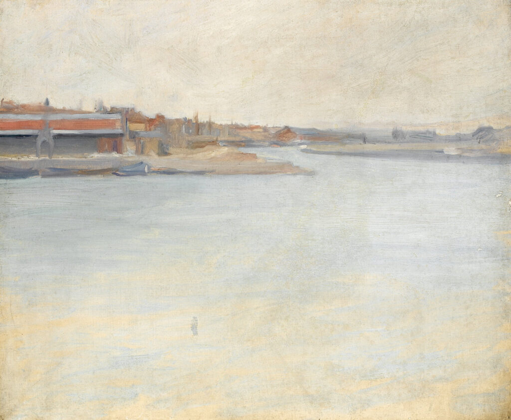 Albert de Belleroche - Boulogne sur Mer - a View of the Port
