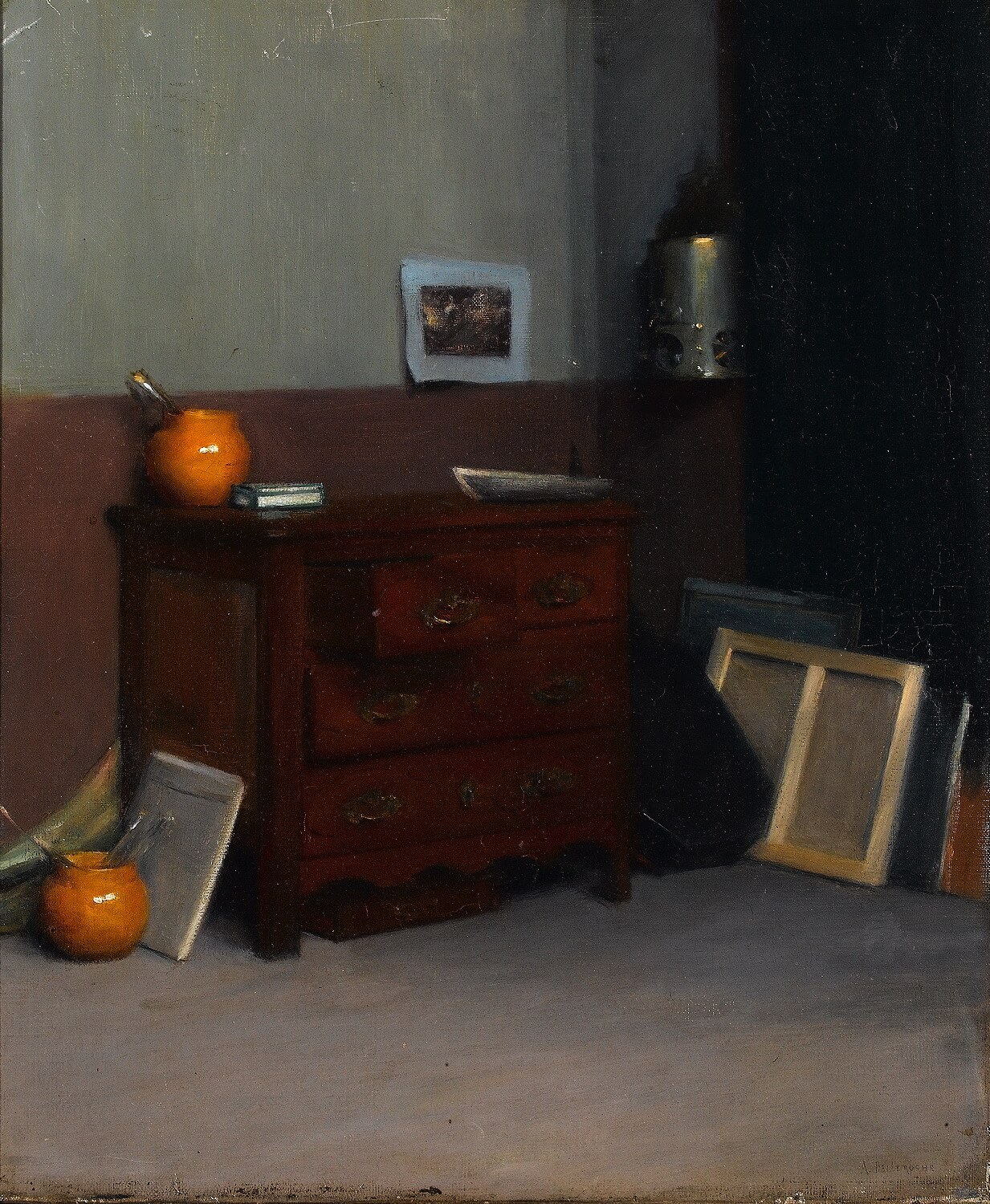 Albert de Belleroche - Les deux petits pots (Les pots jaunes) - circa 1889
