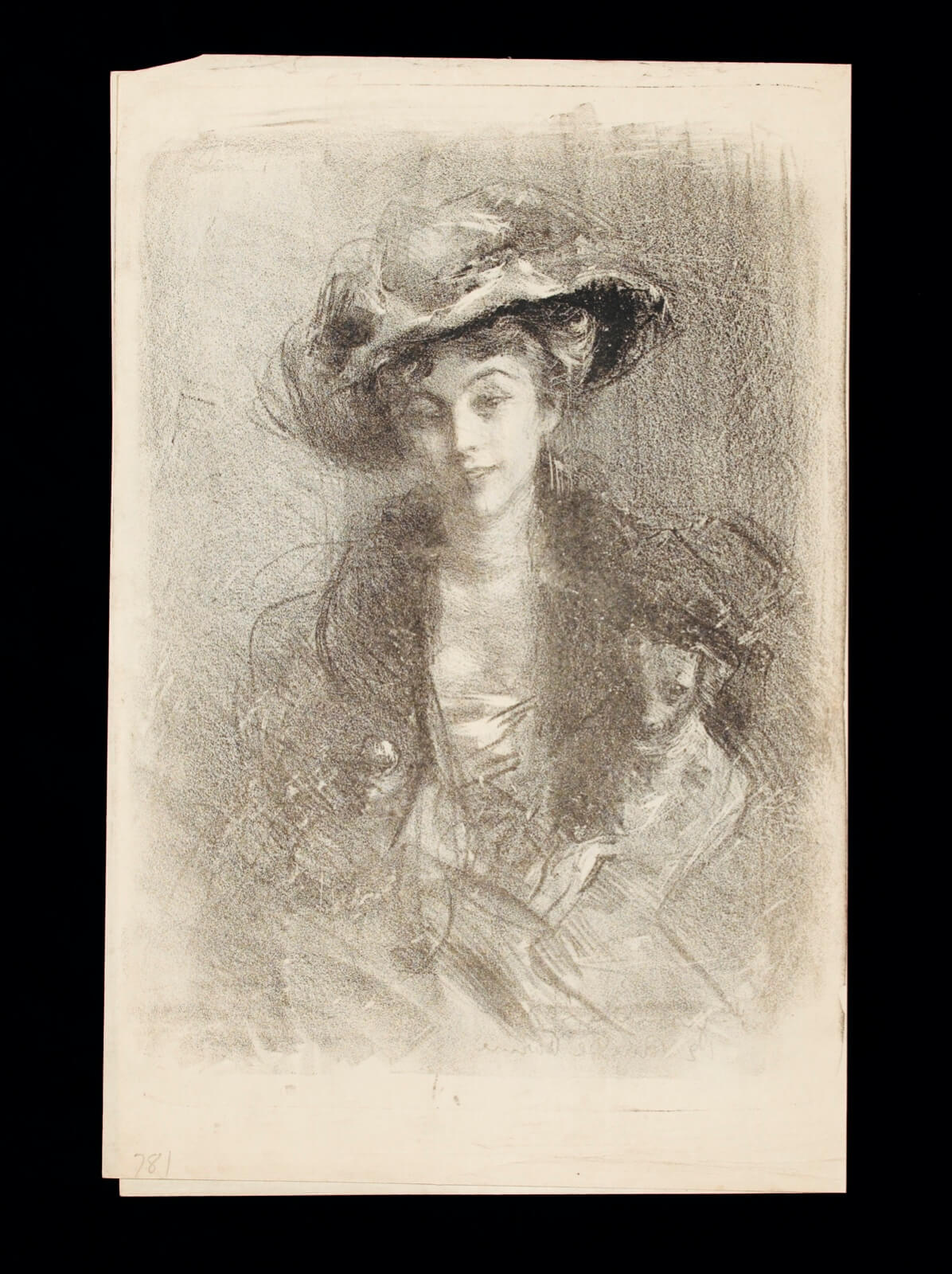 Albert de Belleroche - Portrait of a Woman with Dog