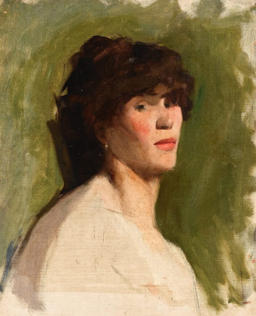 Albert de Belleroche - Portrait of a woman