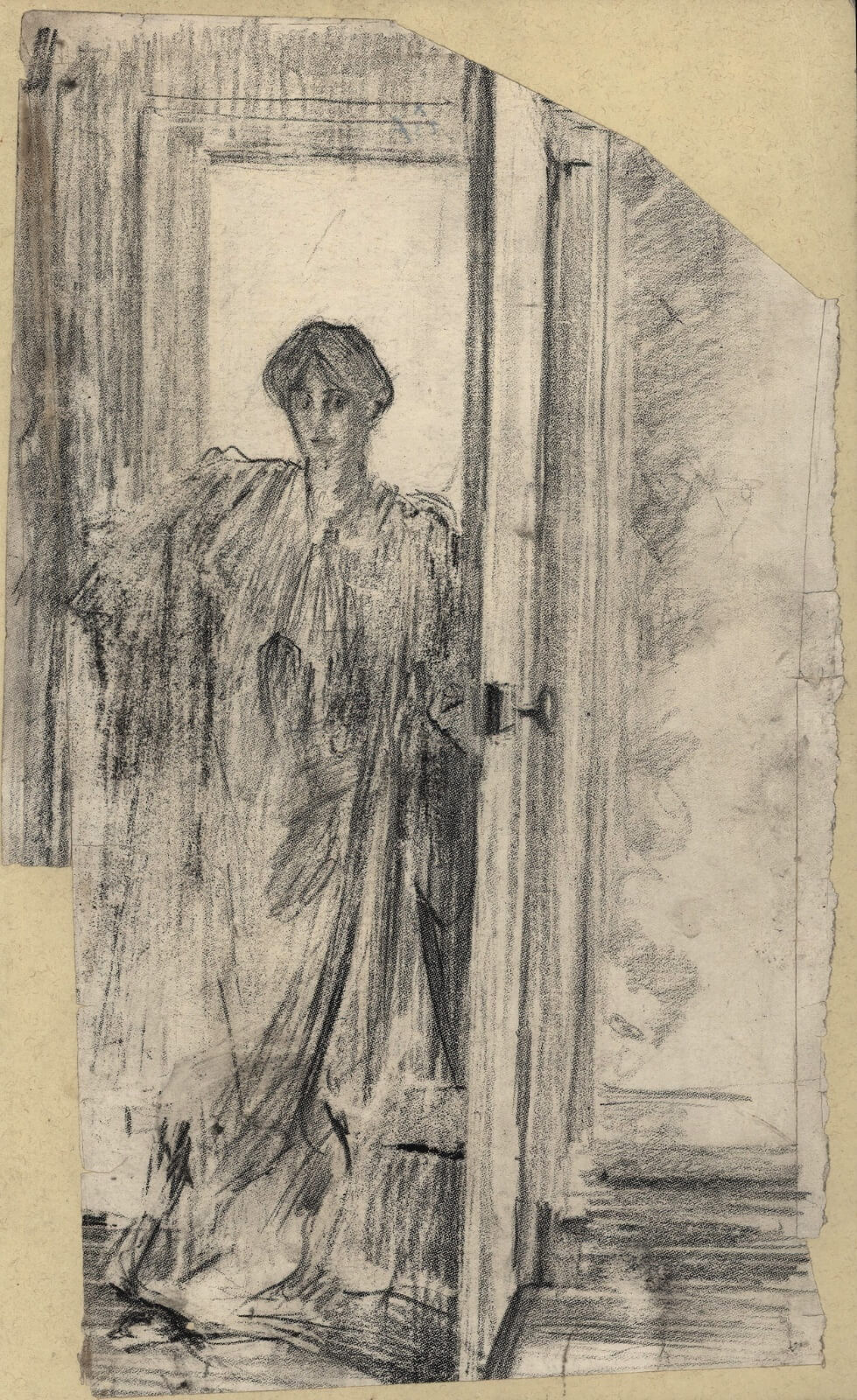 Albert de Belleroche - Woman in Doorway