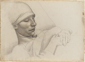 Arnold Mason - Portrait of Winifred Knights Sleeping