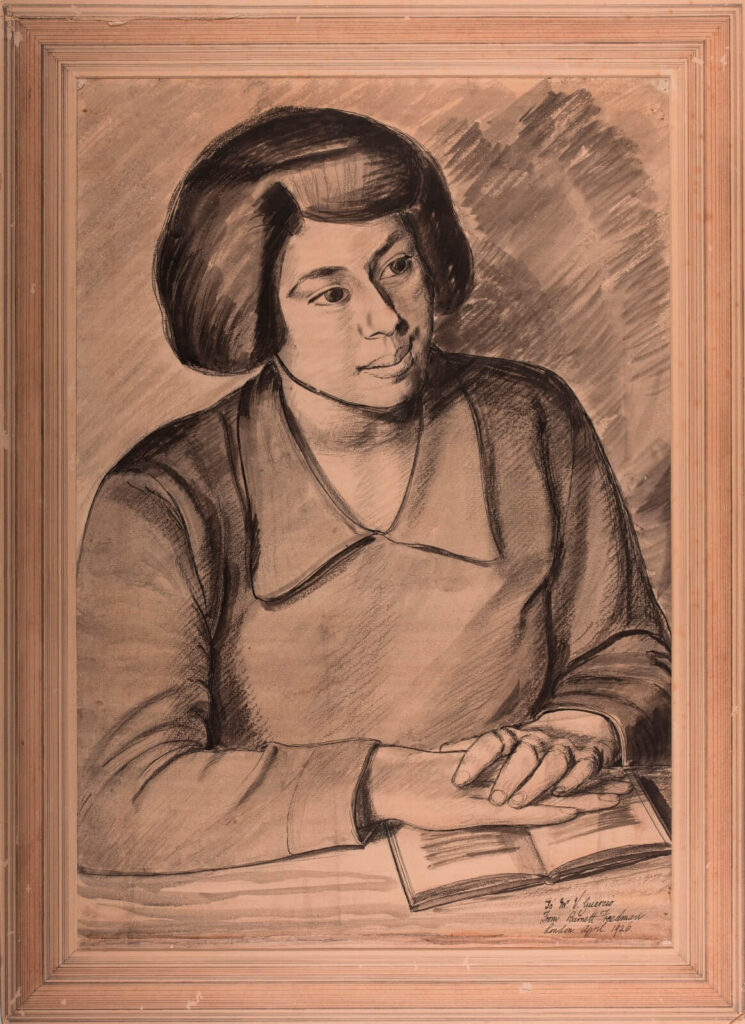 Barnett Freedman - Portrait of Claudia Guercino