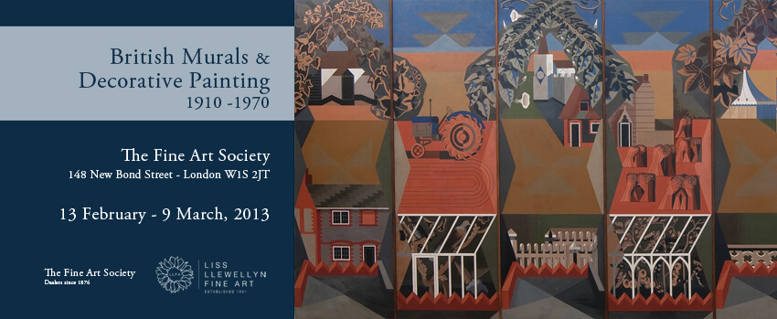 British Murals & Decorative Painting 1910-1970 / Fine Art Society / 13 February - 9 March 2013