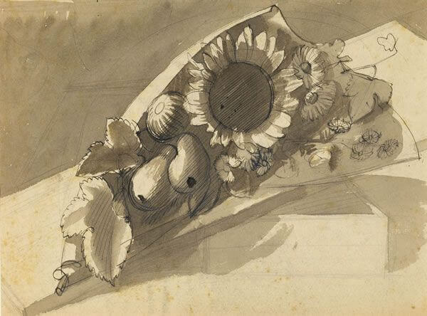 Charles Mahoney - A bouquet of sunflowers