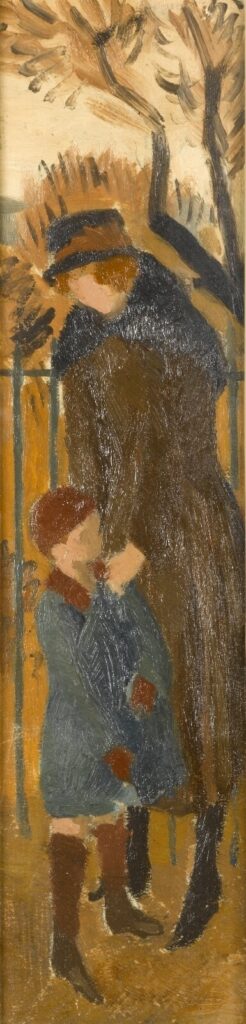 Charles Mahoney - Mother and young child in Hyde Park