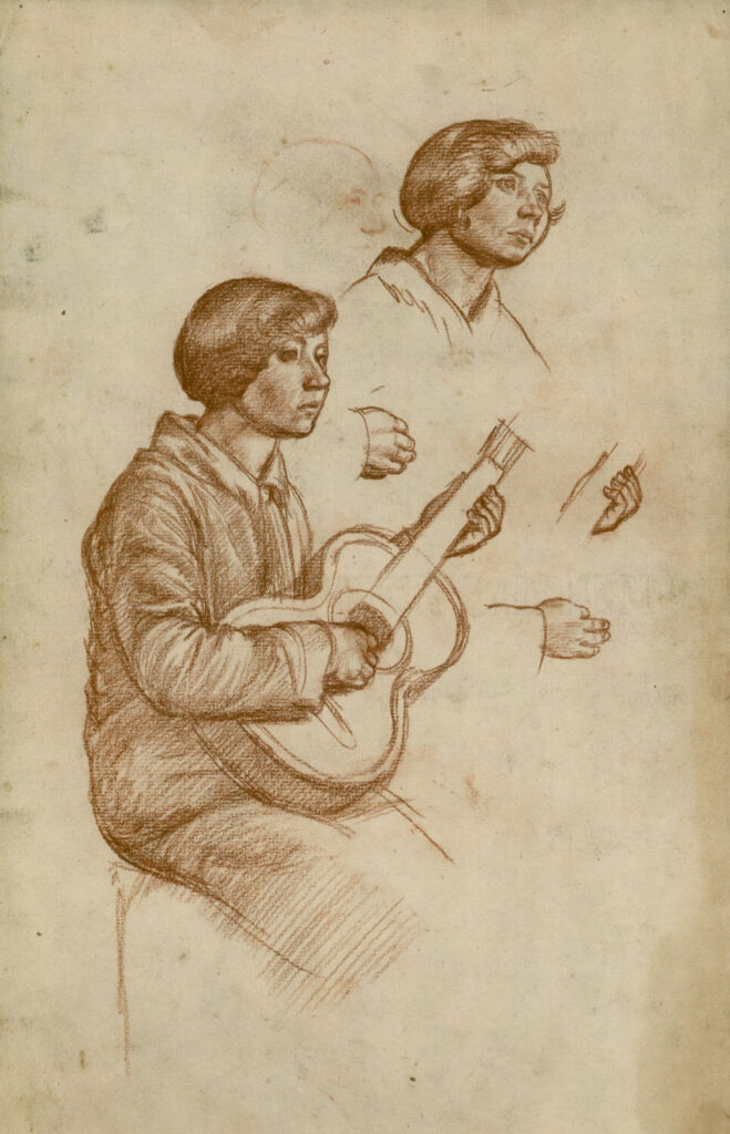 Charles Mahoney - Study for Morley College Mural