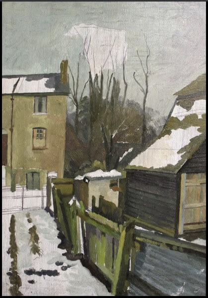 Charles Mahoney - View of St Mary's Lane from Oak Cottage