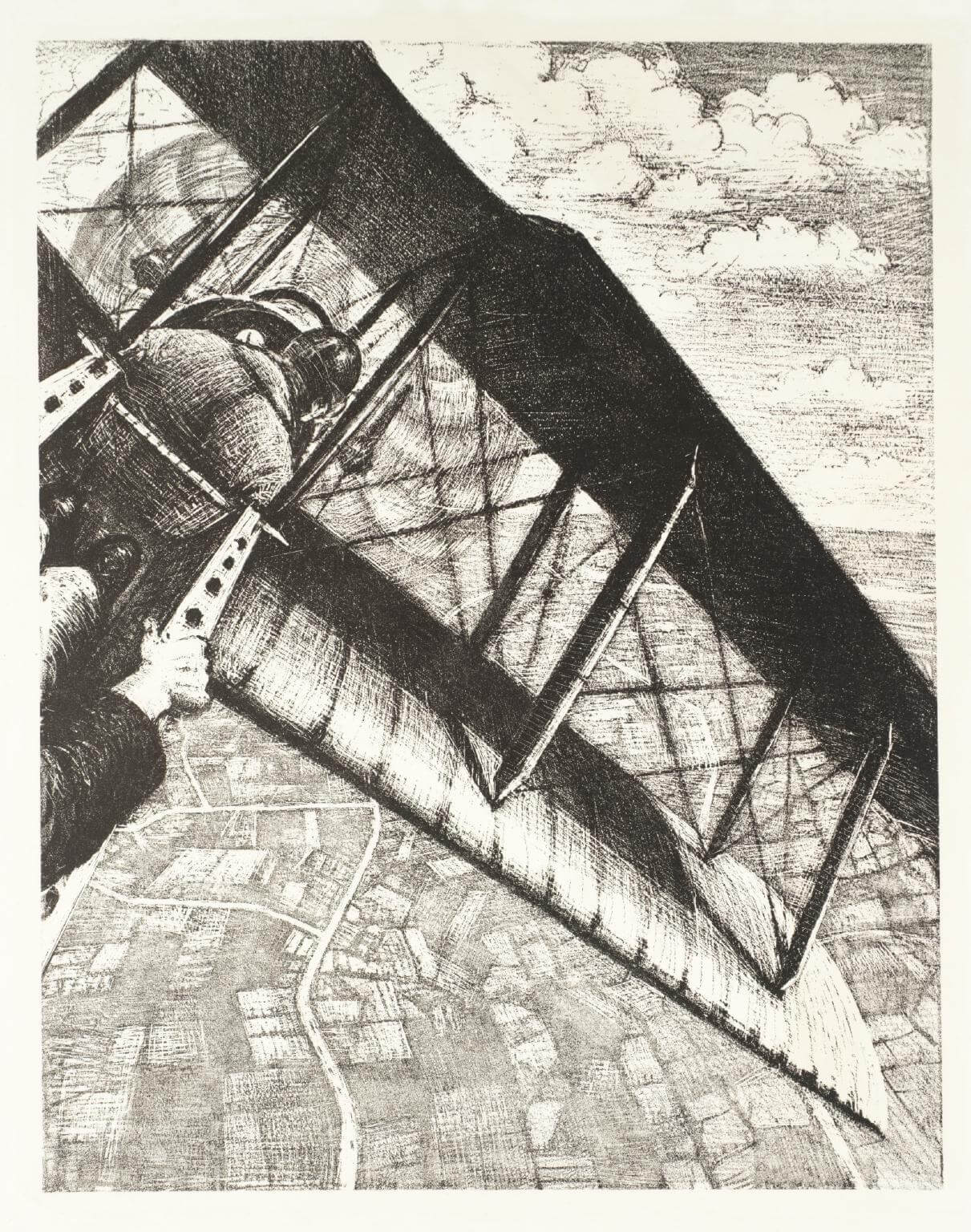 Christopher R.W. Nevinson - Banking at 4000 Feet