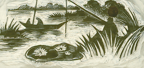 Clare Leighton - Fishing (Thoreau-River) BPL 740