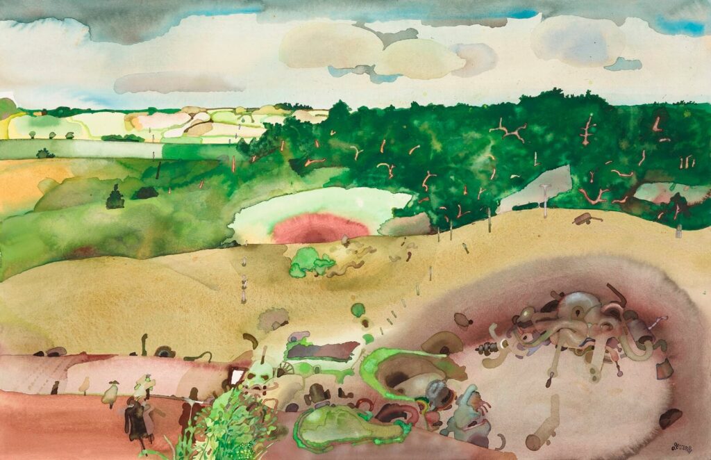 David Evans (1929–1988) - Fields and Scrapheap