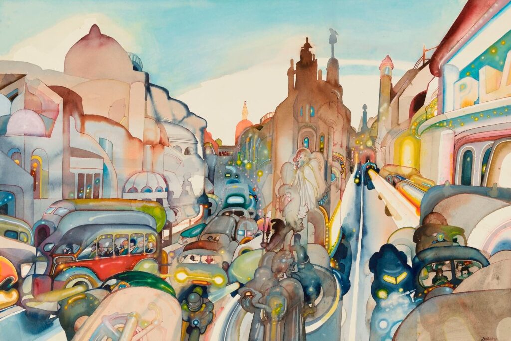 David Evans (1929–1988) - Heavy Traffic
