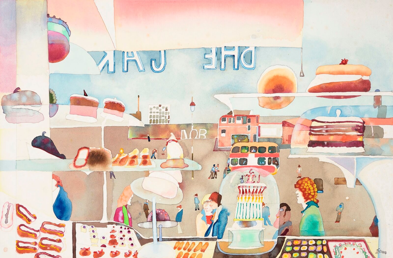 David Evans (1929–1988) - Pastry Shop