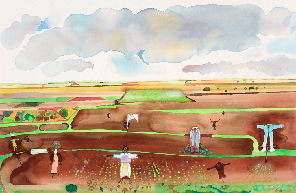 David Evans (1929–1988) - Scarecrows II