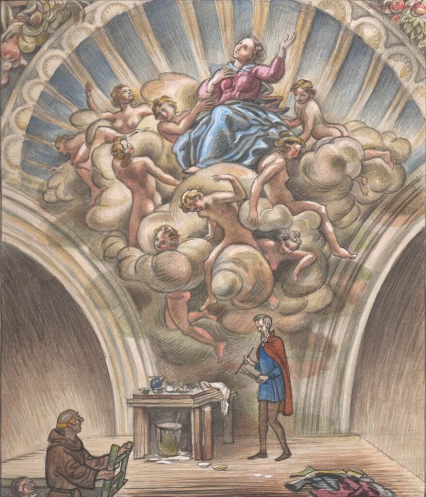 Douglas Percy Bliss - Correggio is more luscious than his subject warrents