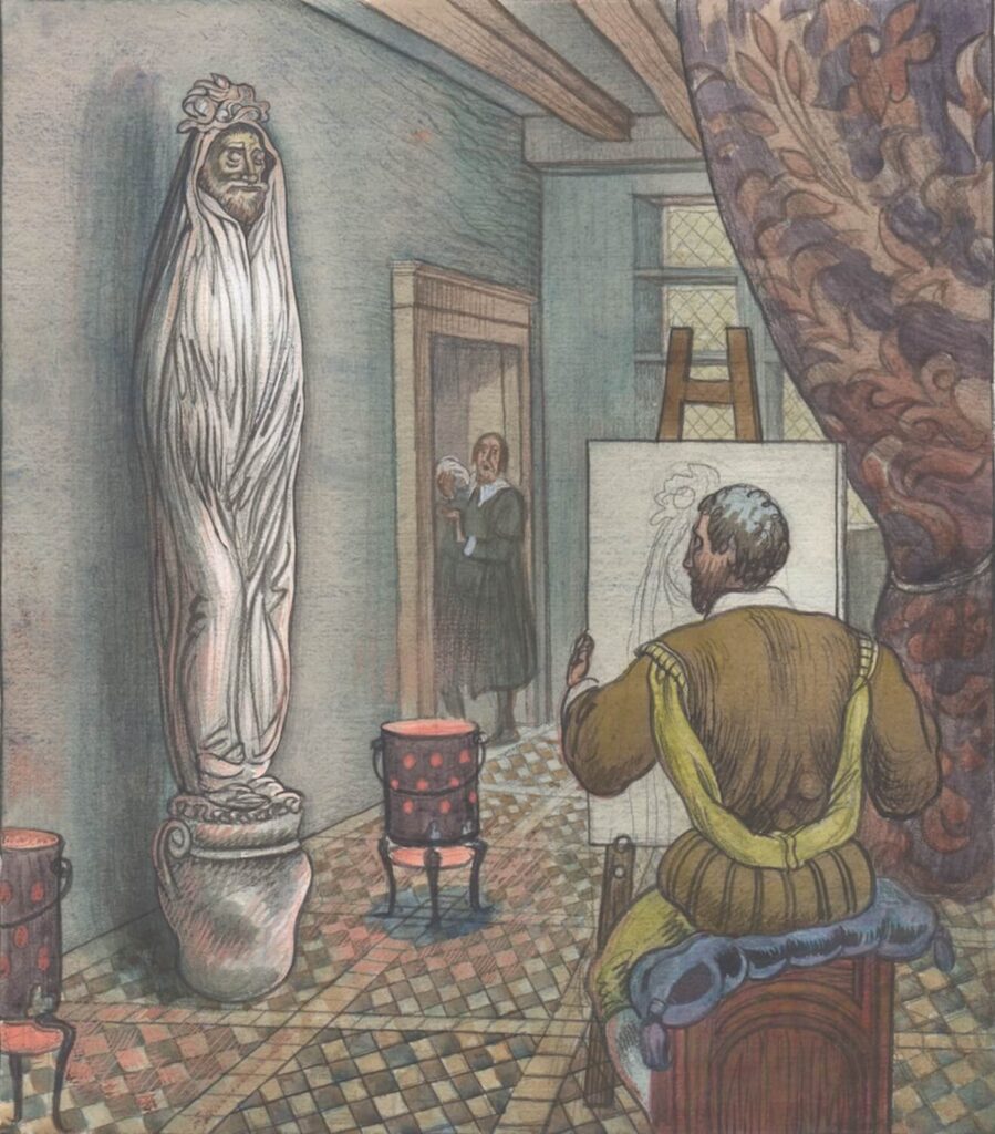 Douglas Percy Bliss - Draped in his shroud