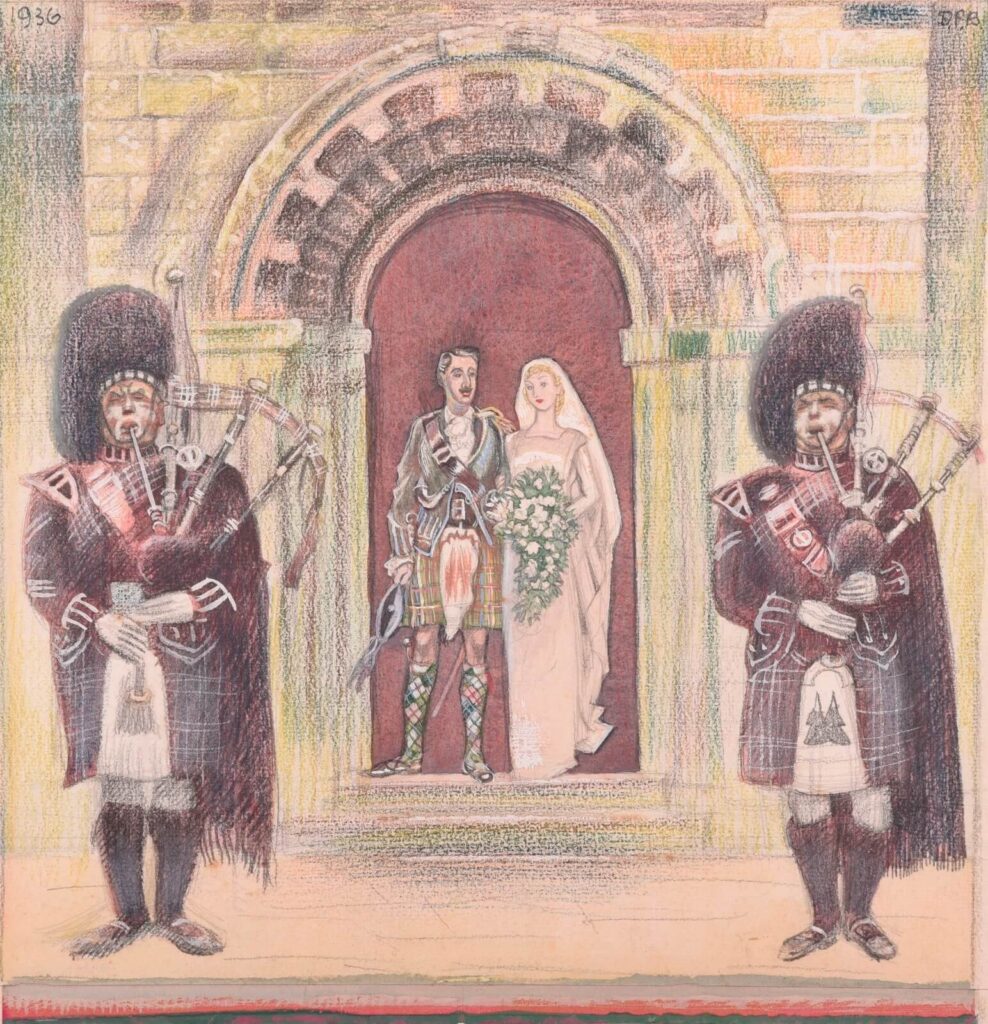 Douglas Percy Bliss - Satires of Highland Gatherings: The Wedding in the Highlands