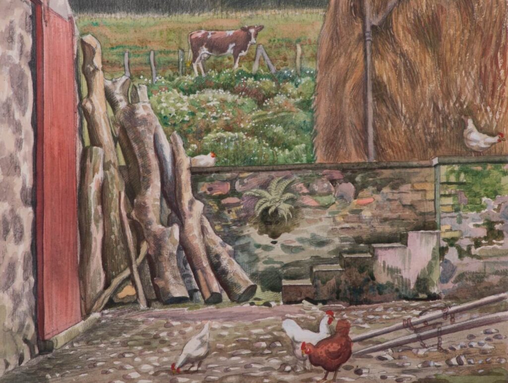 Douglas Percy Bliss - The Deserted Hen-house