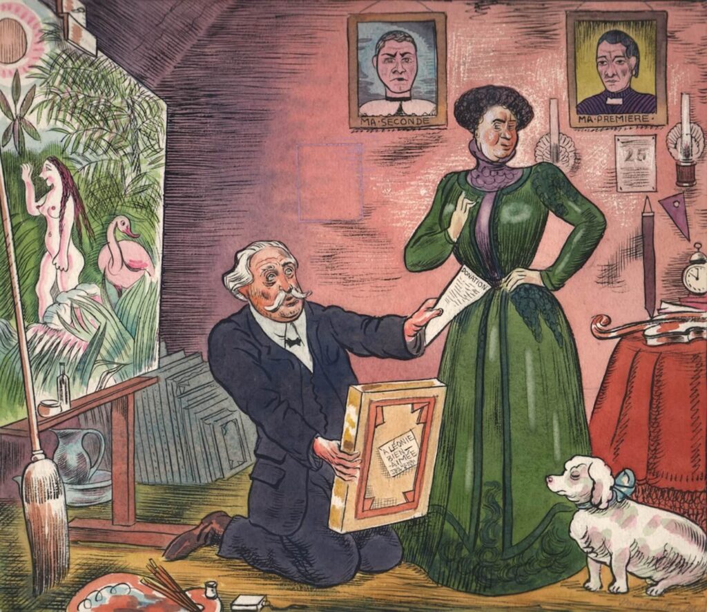 Douglas Percy Bliss - The Douanier's Last Love: The widow Léonie V..... Emphatically Declines to Become the Third Wife of Henri Rousseau