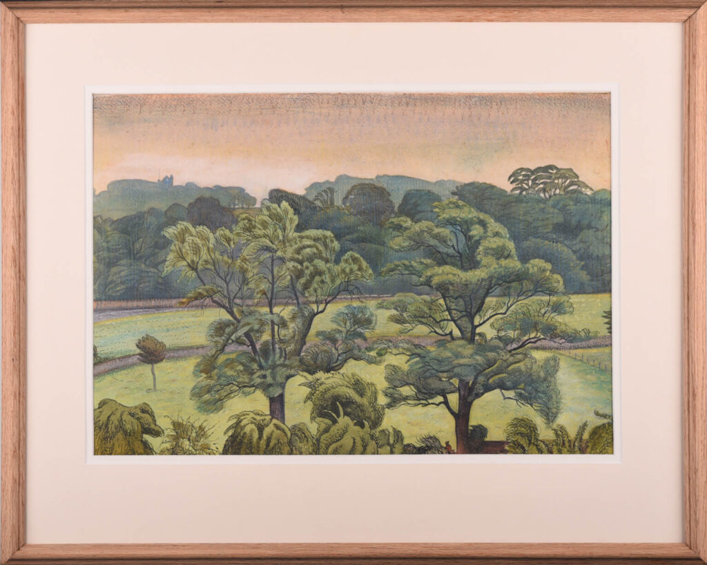 Douglas Percy Bliss - Trees and Meadow