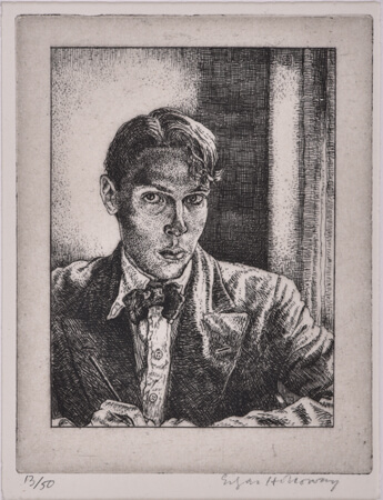 Edgar Holloway - Self Portrait no. 20 (Meyrick Cat. No. 251)