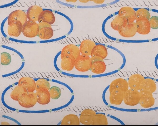 Eric Ravilious - Butterball Crab Apples on a plate