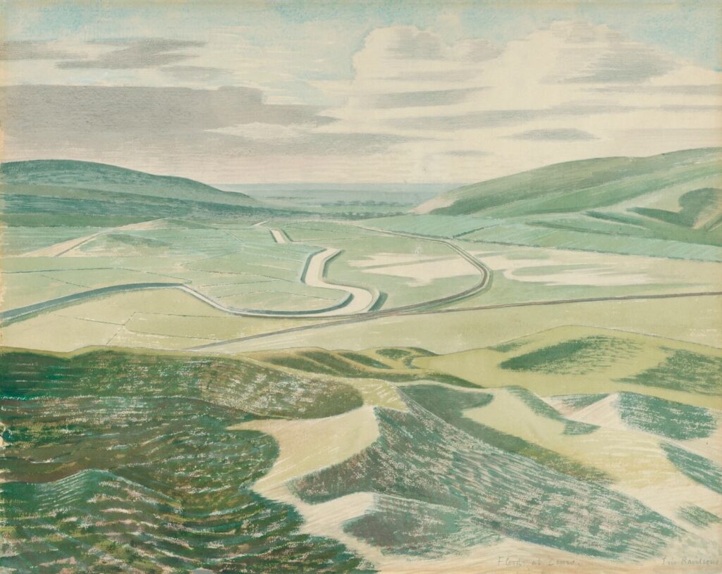 Eric Ravilious - Floods at Lewes