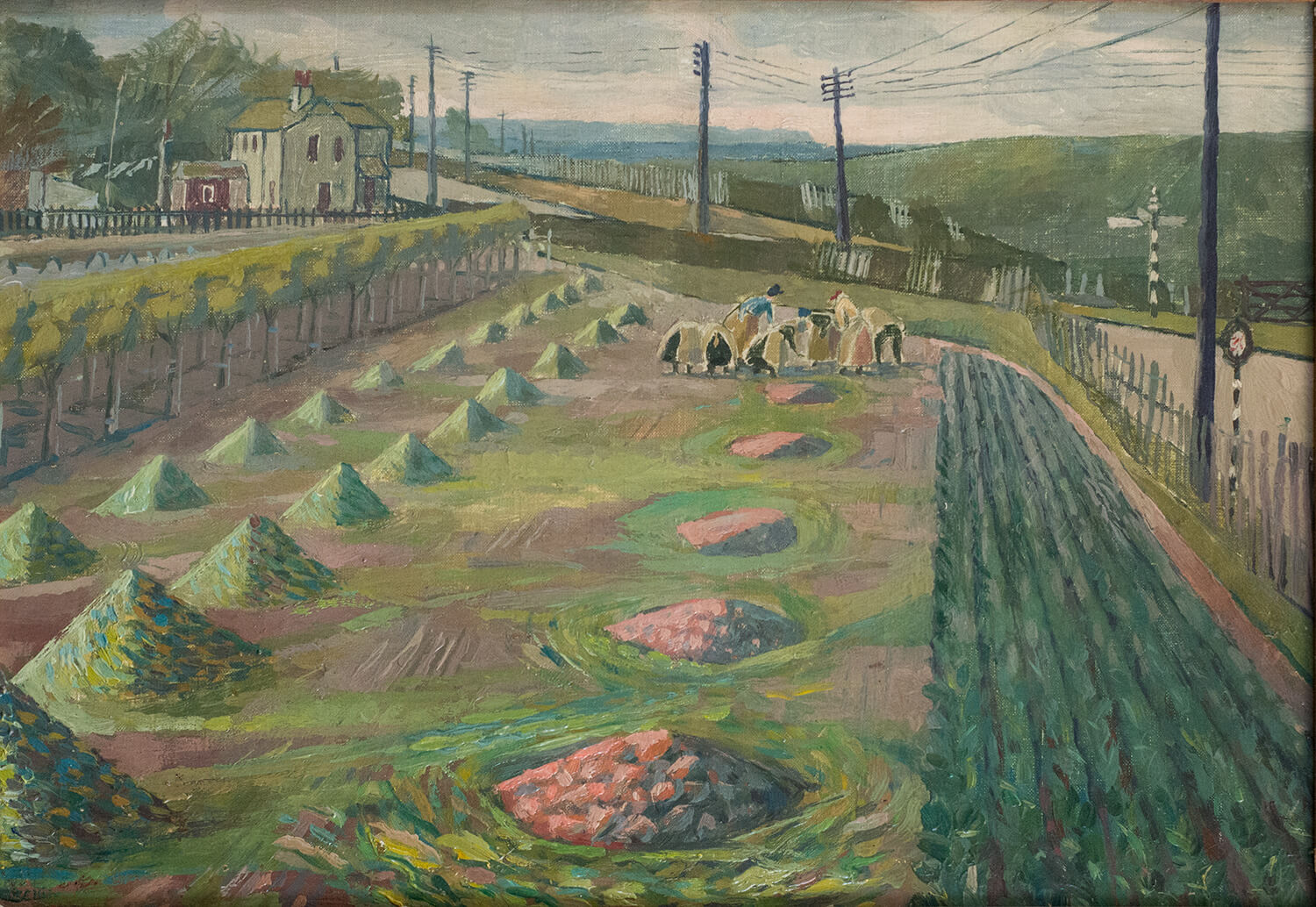 Evelyn Dunbar - Land Workers at Strood
