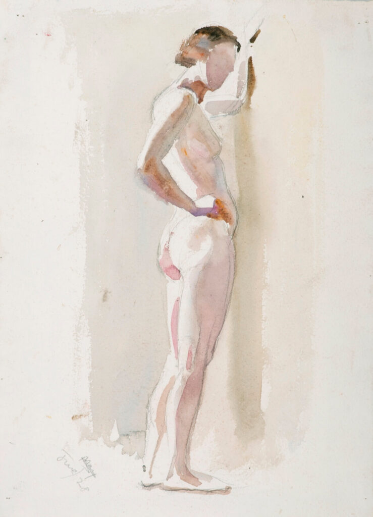 Evelyn Dunbar - Nude self-portrait