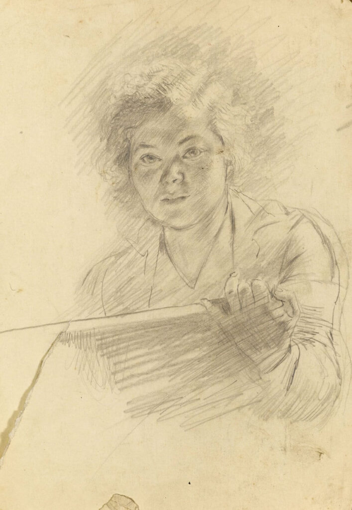 Evelyn Dunbar - Portrait of the artist Margaret Goodwin