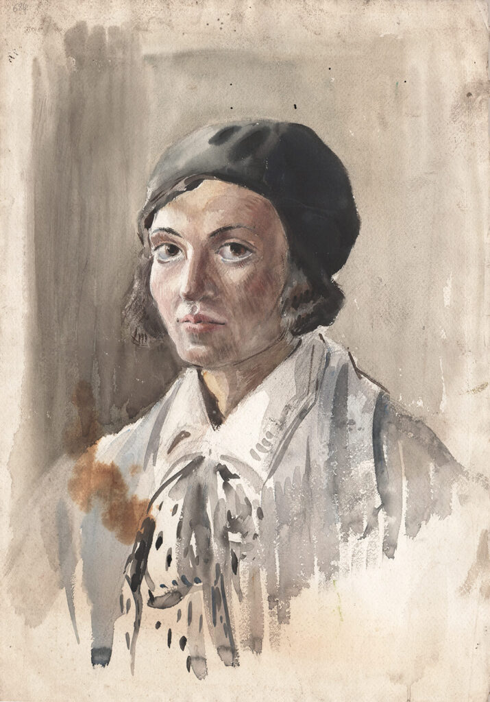 Evelyn Dunbar - Self Portrait Drawing [HMO 684]