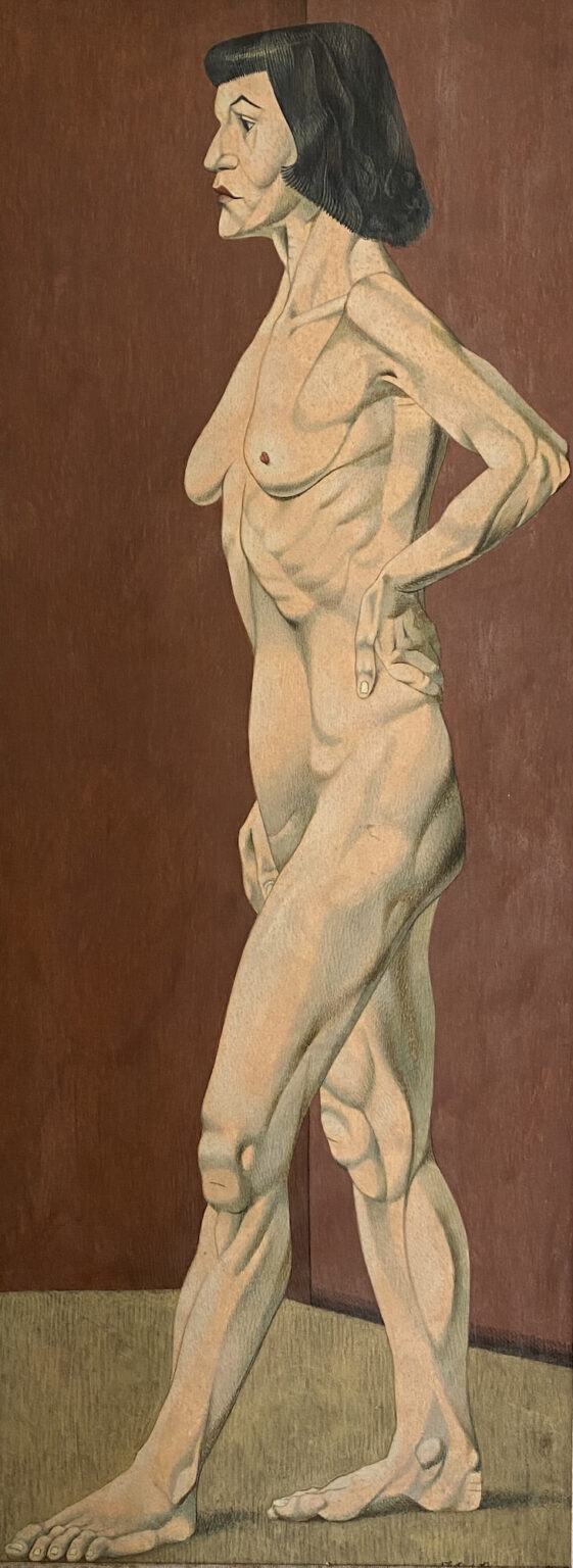 Francis Plummer - Full length standing female nude