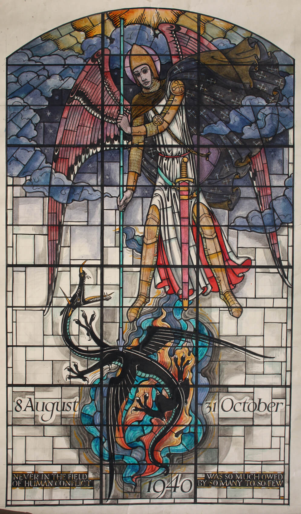 Francis Spear - Saint Michael Killing Satan