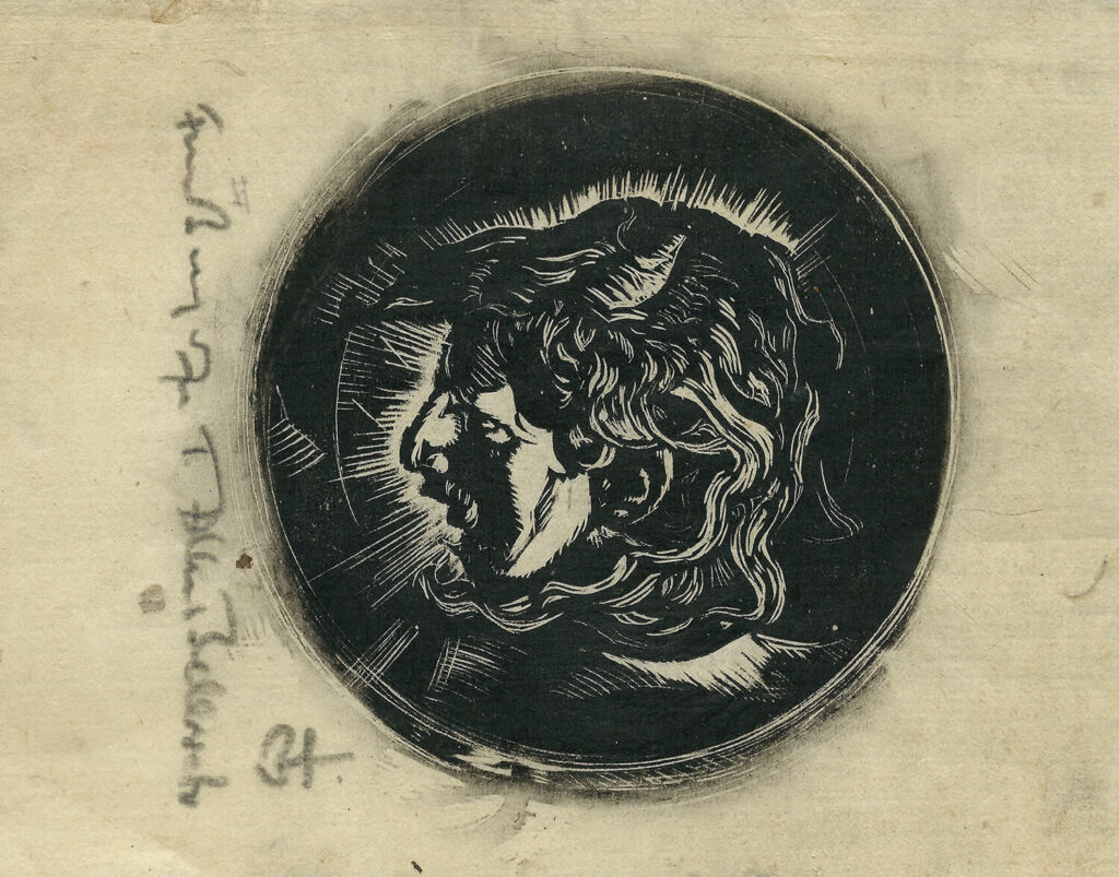 Frank Brangwyn - Head of Christ III