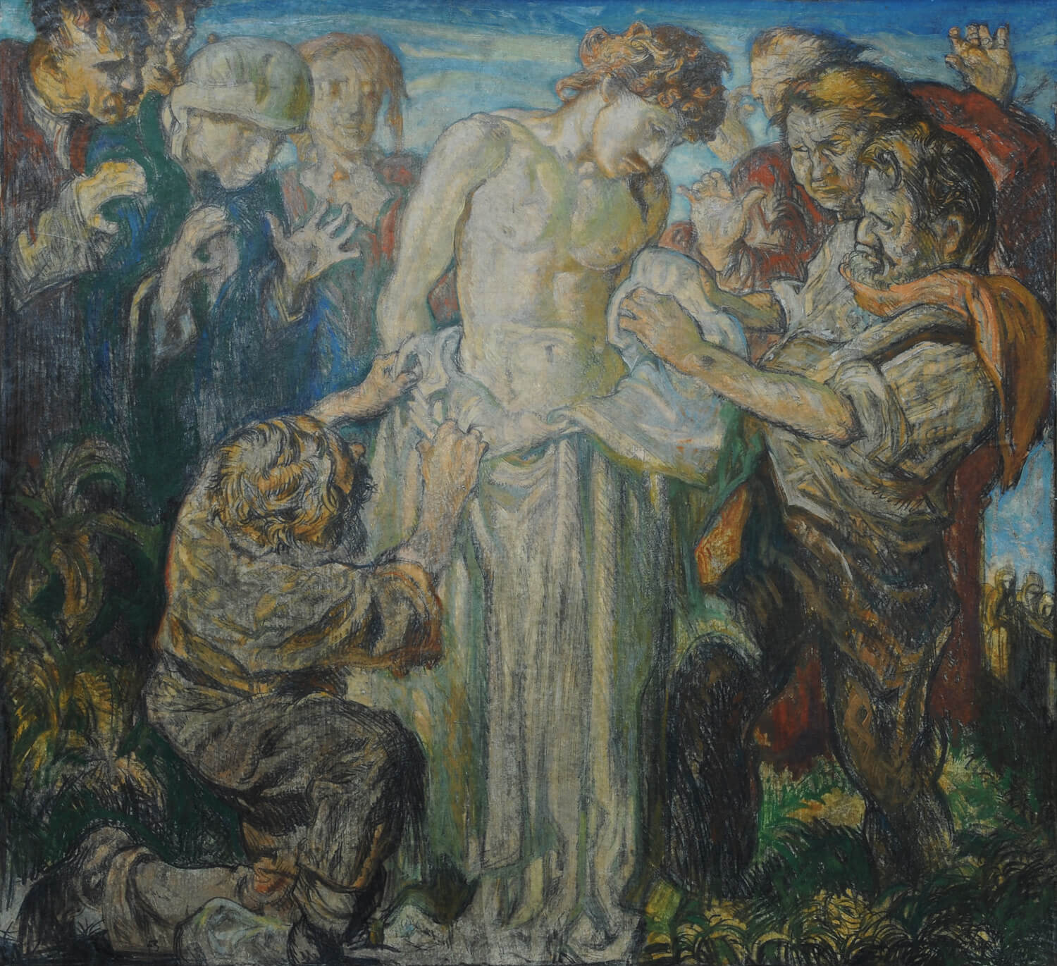 Frank Brangwyn - The 10th Station: Jesus is Stripped of His Garments