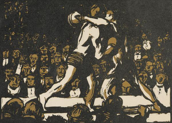 Frank Brangwyn - The Prize Fight (or The Boxers)