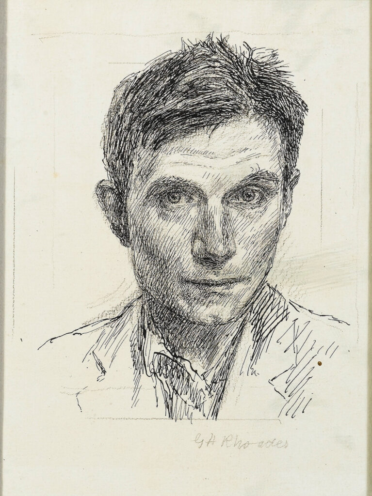 Geoffrey Hamilton Rhoades - Self portrait