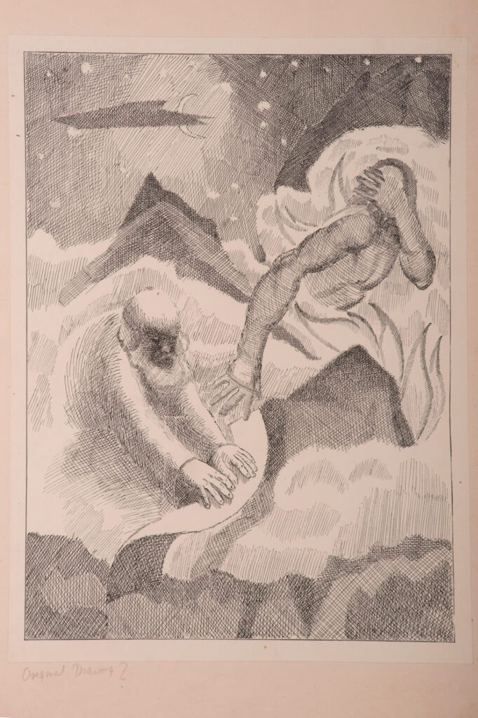 Gilbert Spencer - Gehazi and Naaman