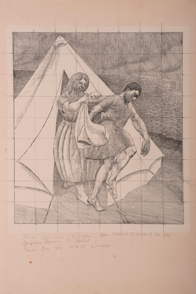 Gilbert Spencer - Joseph and Potiphar's Wife