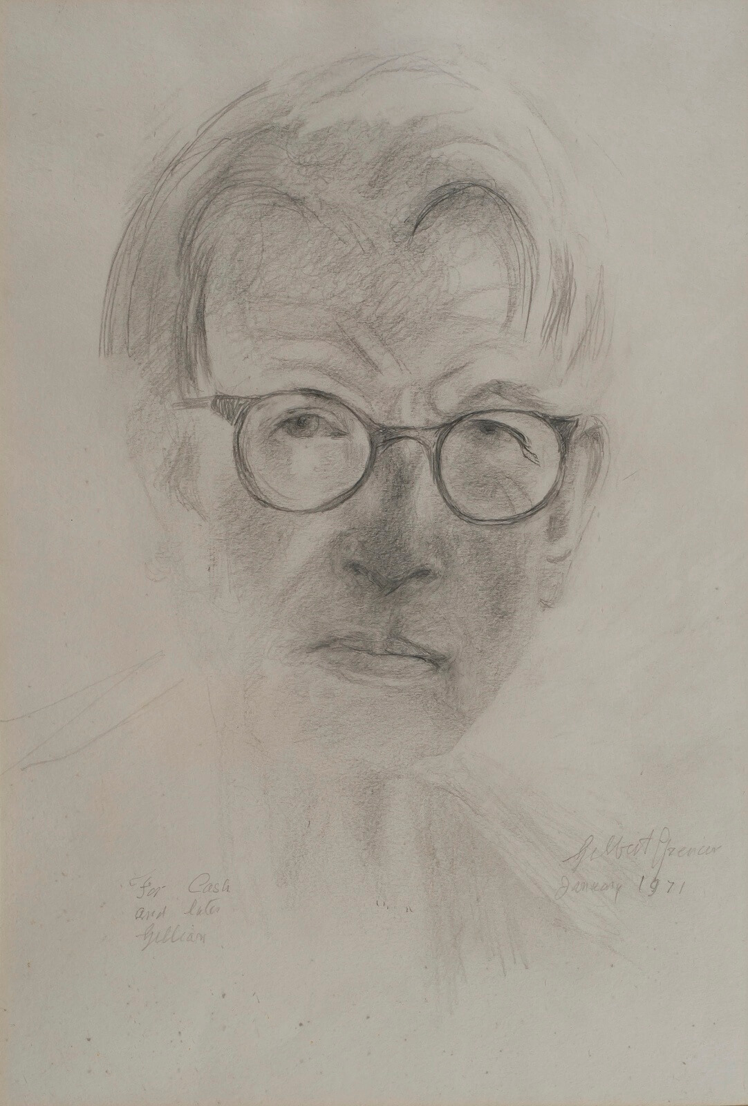 Gilbert Spencer - Late Self-Portrait