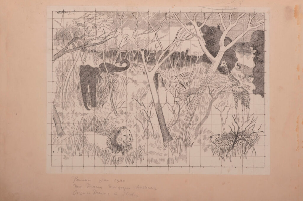 Gilbert Spencer - Noah Universal Father Calling up the Beasts