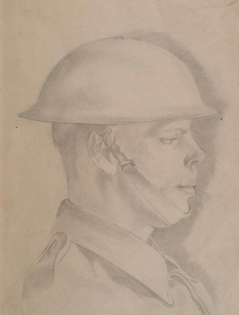 Gilbert Spencer - Portrait of a Soldier