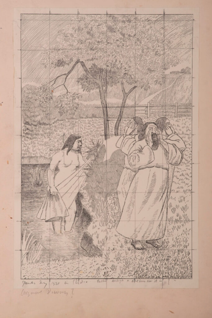 Gilbert Spencer - Susannah and the Elders