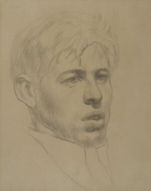 Portrait of Gilbert Spencer, circa 1919 - Liss Llewellyn