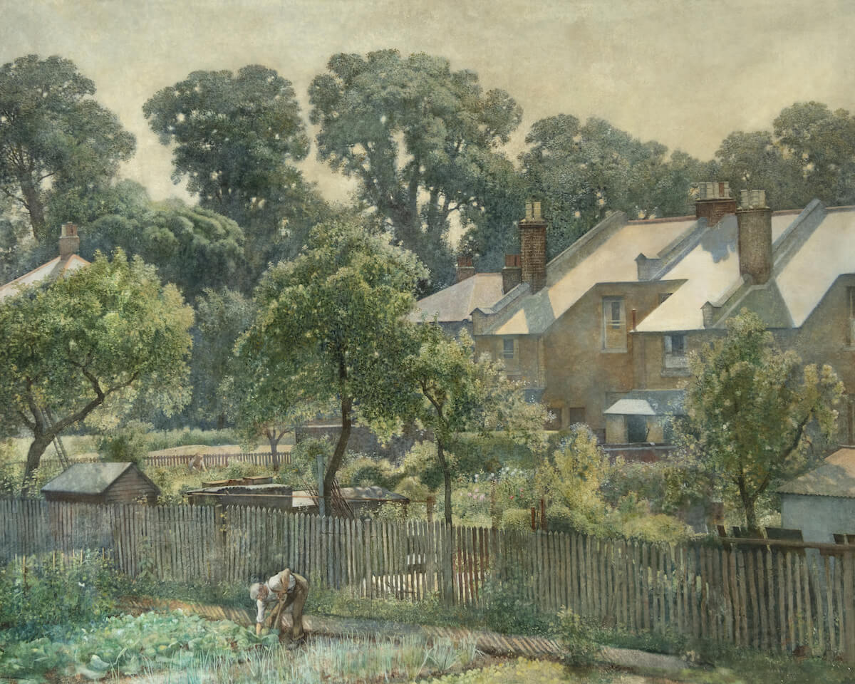 Harry Bush - Summer Morning - View from the Artist's House at 19 Queensland Avenue
