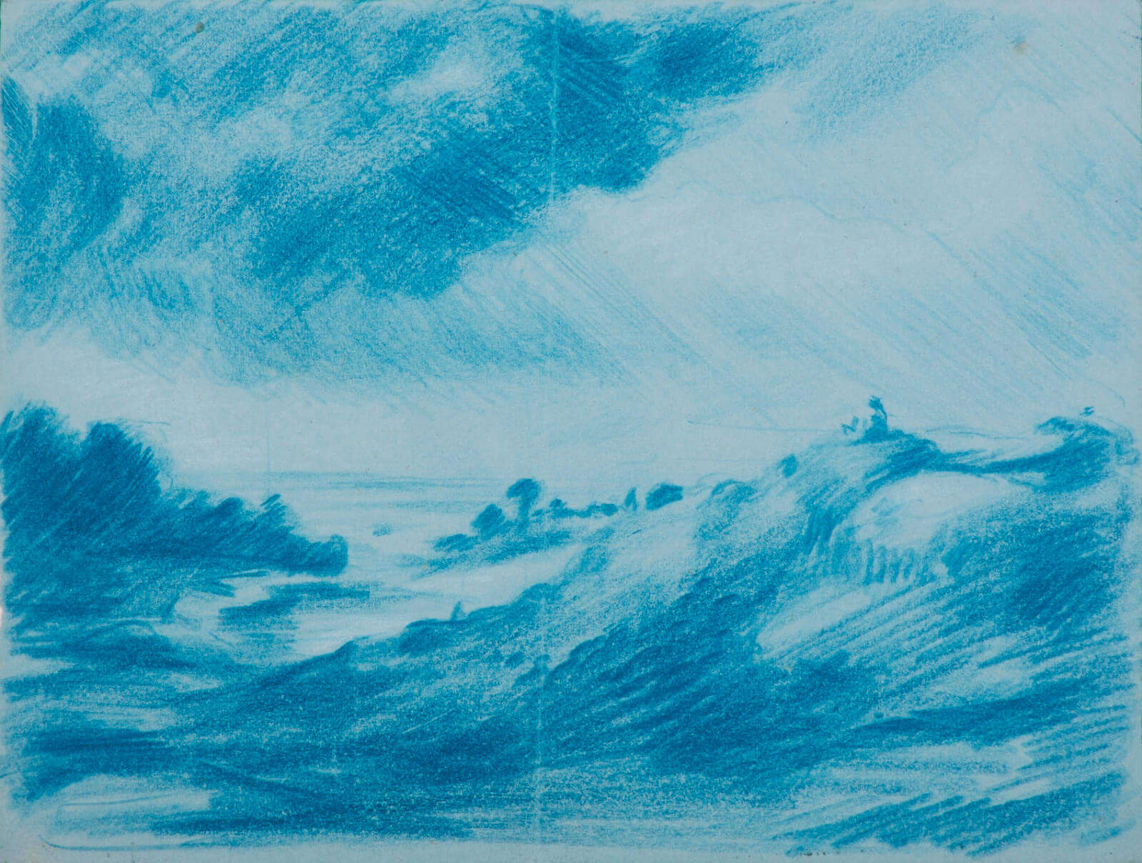 Hubert Arthur Finney - Blue Landscape
