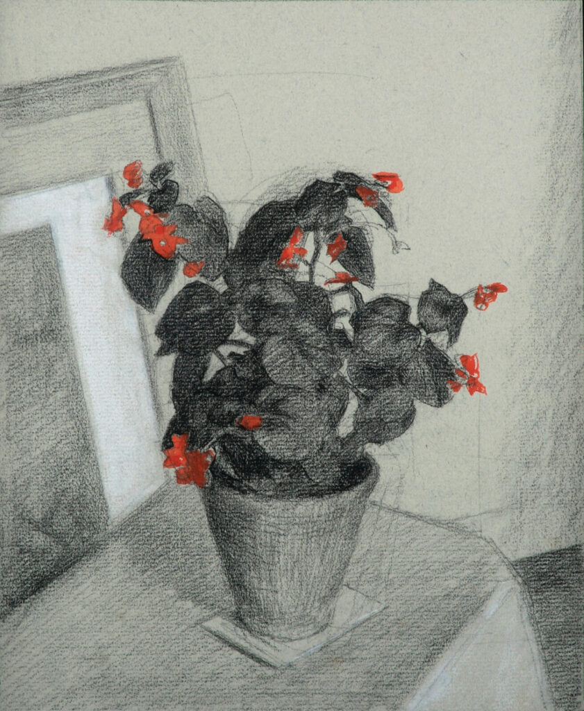 Hubert Arthur Finney - Flowers on a Table