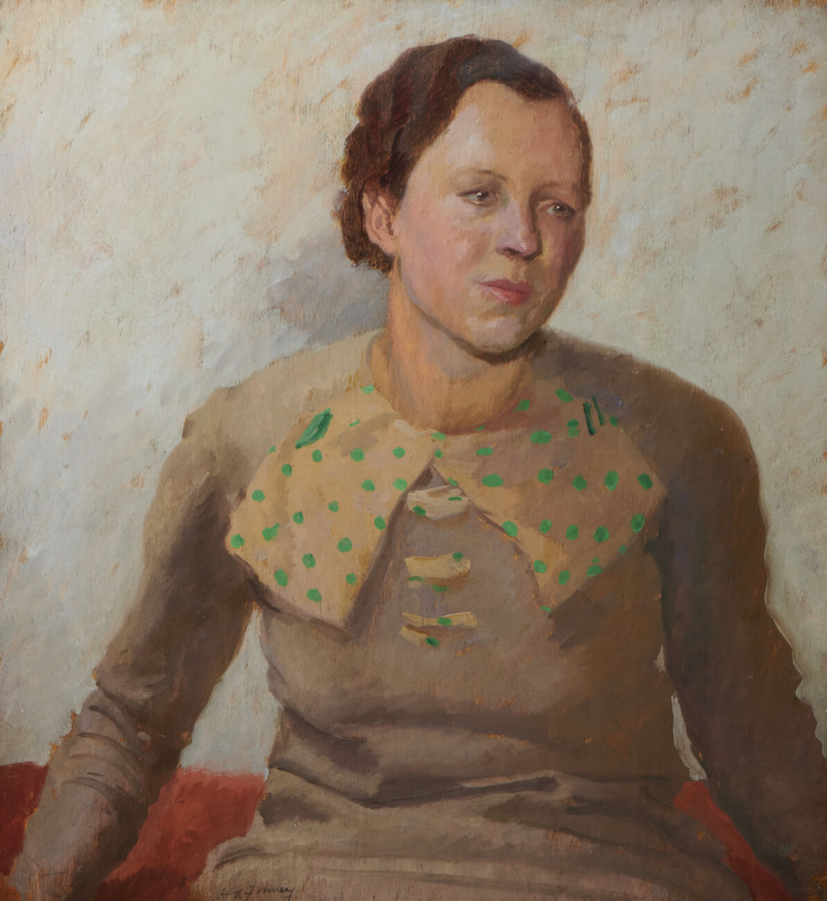 Hubert Arthur Finney - Portrait of Amy Dyer