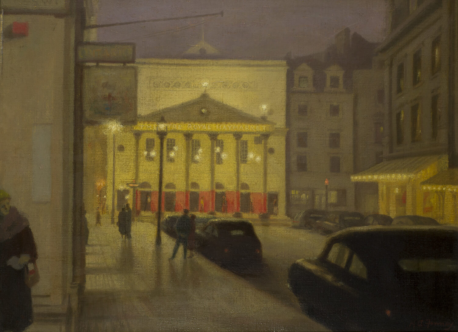 Hubert Arthur Finney - Theatre Royal Haymarket by Night